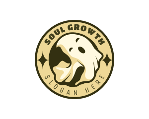 Cute Ghost Spirit logo