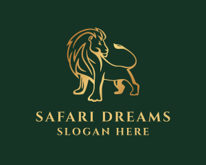 Wild Lion Safari  logo design