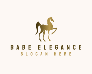 Elegant Equine Horse logo design