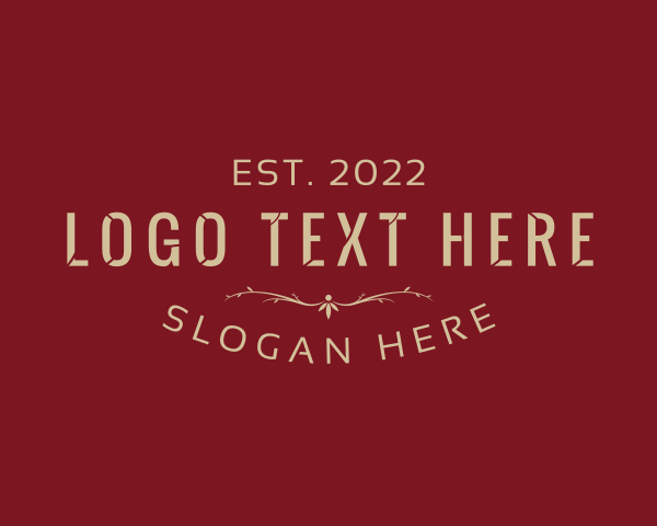 Typography logo example 1