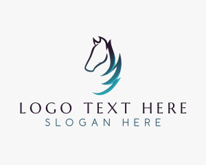 Equine Horse Grooming logo