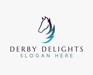 Equine Horse Grooming logo design