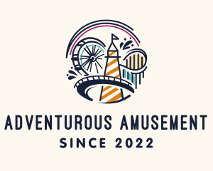 Circus Amusement Park logo design