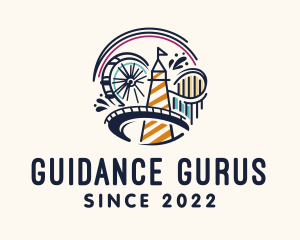 Circus Amusement Park logo design