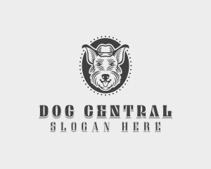 Terrier Puppy Vet logo design