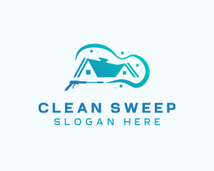 Cleaning Power Washing logo design