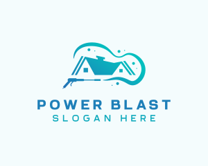 Cleaning Power Washing logo design