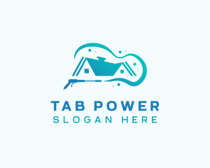 Cleaning Power Washing logo design