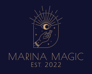 Astrological Vision Eye logo design