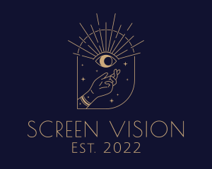 Astrological Vision Eye logo design