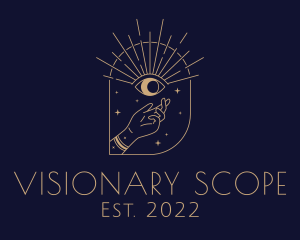 Astrological Vision Eye logo design