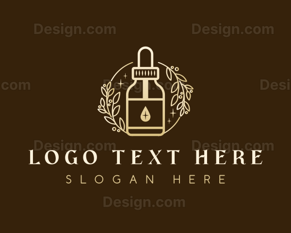 Essential Oil Bottle Logo