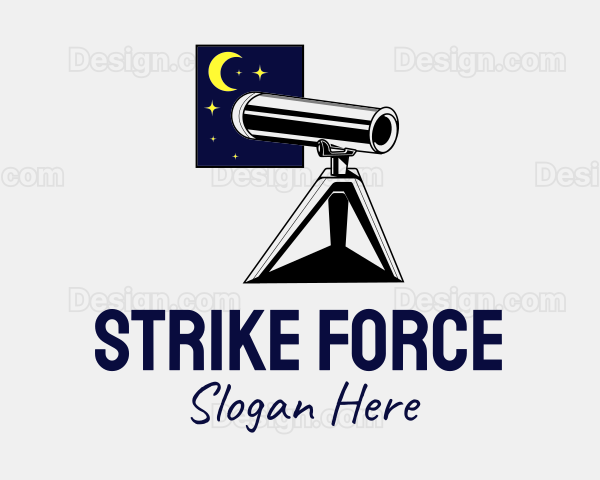 Window Stargazing Telescope Logo