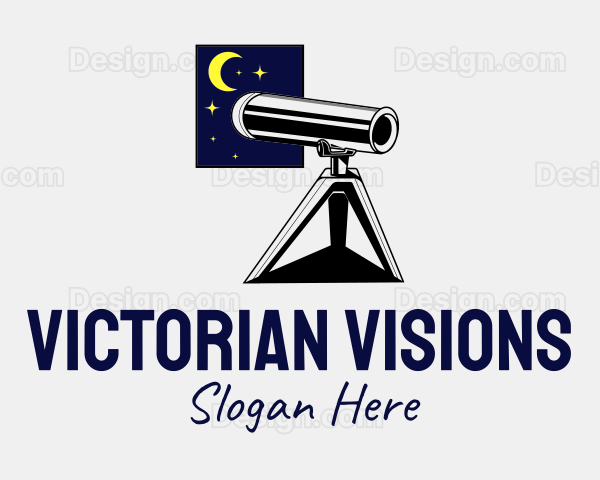 Window Stargazing Telescope Logo