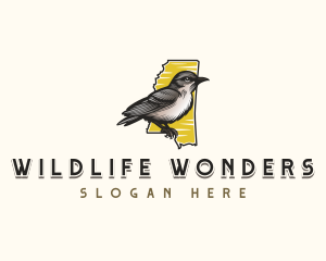 Mississippi Mockingbird Wildlife logo design