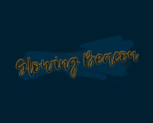 Glow Graffiti Business logo design