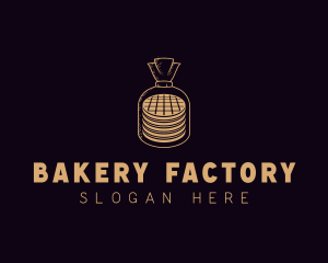 Stroopwafel Waffle Bakery logo design