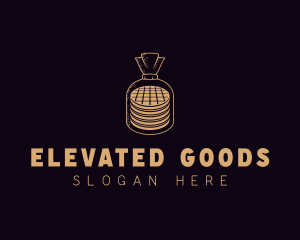 Stroopwafel Waffle Bakery logo design