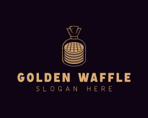 Stroopwafel Waffle Bakery logo design