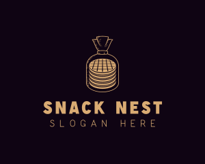 Stroopwafel Waffle Bakery logo design