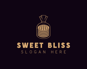 Stroopwafel Waffle Bakery logo design