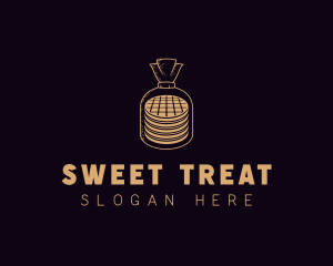 Stroopwafel Waffle Bakery logo design