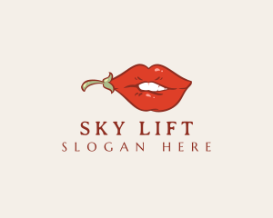 Sexy Hot Lips logo design