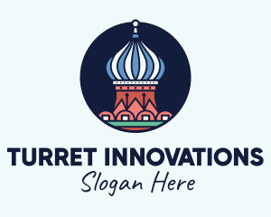 Moscow Cathedral Turret logo design