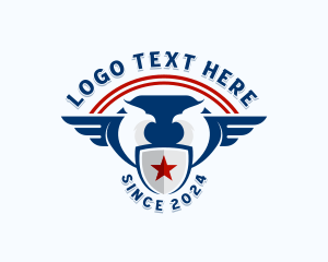 Eagle USA Veteran logo design