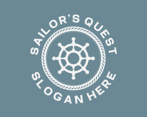 Nautical Helm Rope   logo design