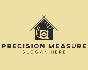 Tape Measure Contractor logo design