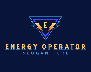 Lightning Energy Power logo design