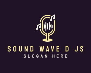 Soundwave Music Podcast logo design