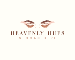 Eyelash Woman Cosmetic  logo