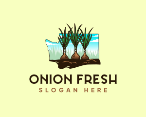 Organic Onion Washington logo design