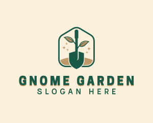 Gardening Shovel Plant logo design