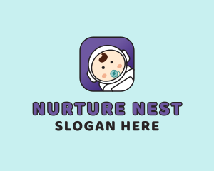 Astronaut Baby Nursery logo