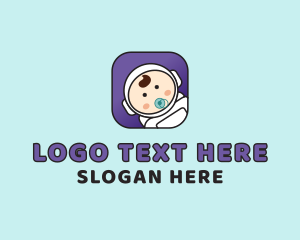 Baby - Astronaut Baby Nursery logo design