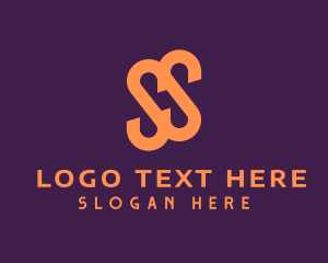 Creative Modern Business Letter S logo design