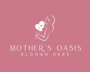 Pregnant Mother Maternity logo design