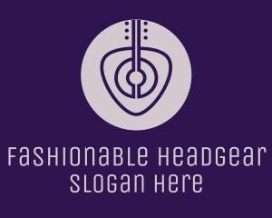 Guitar Pick Musician logo design