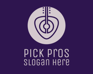 Guitar Pick Musician logo