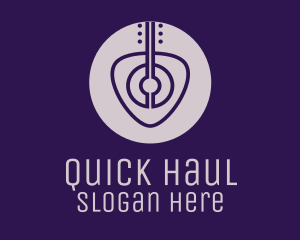 Guitar Pick Musician logo design