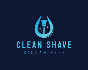 Janitorial Cleaning Housekeeper logo design