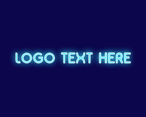 Simple Neon Business logo design