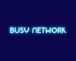 Simple Neon Business logo