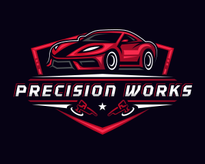 Car Detailing Polisher logo design