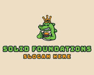 Royal Crocodile Burger logo