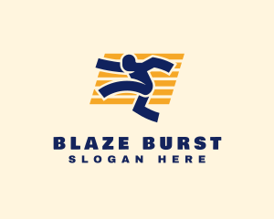 Fast Running Athlete logo