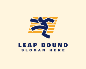 Fast Running Athlete logo design